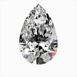 Diament szlif gruszkowy, 0.41ct, SI1, G, GIA 2544210571