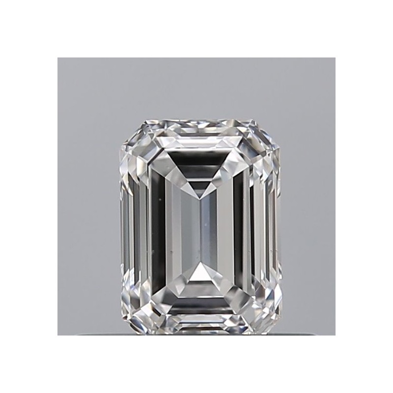 Diament szlif szmaragdowy, 0.5ct, VS2, D, GIA 1547133498