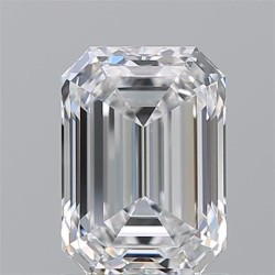 Diament szlif szmaragdowy, 1.7ct, VS1, E, GIA 5536936067