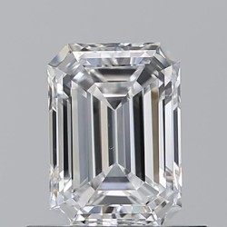 Diament szlif szmaragdowy, 0.71ct, VS1, D, GIA 2537434000