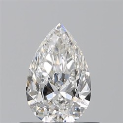 Diament szlif gruszkowy, 0.52ct, VS2, G, GIA 7536698283