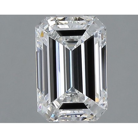 Diament laboratoryjny szlif szmaragdowy, 1.59ct, VVS2, E, IGI LG704582185