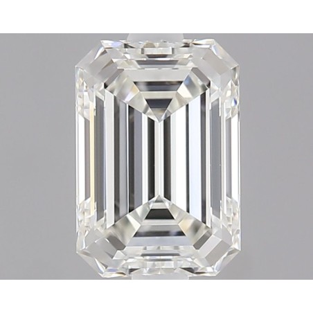 Diament szlif szmaragdowy, 0.5ct, VS1, H, GIA 6545005087
