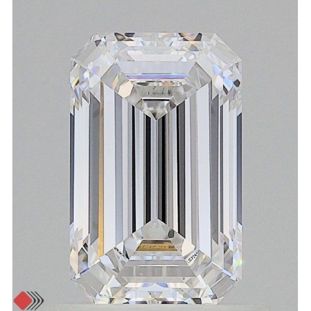 Diament laboratoryjny szlif szmaragdowy, 1.08ct, IF, D, IGI LG724521411