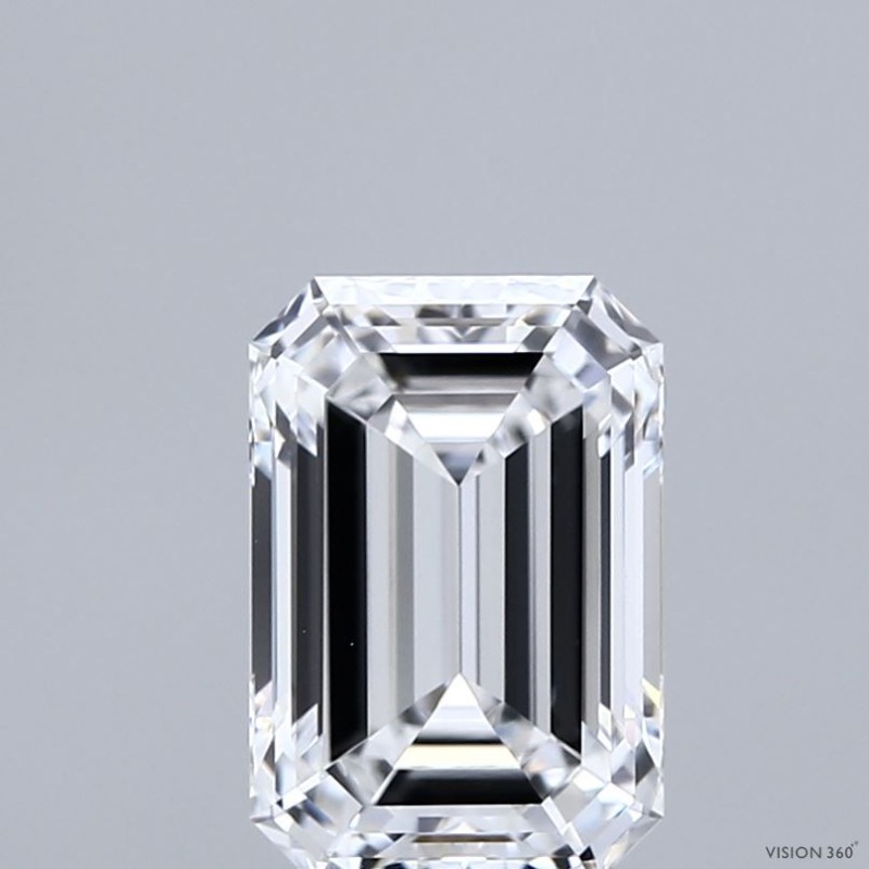 Diament laboratoryjny szlif szmaragdowy, 2.04ct, VVS2, E, IGI LG726520115