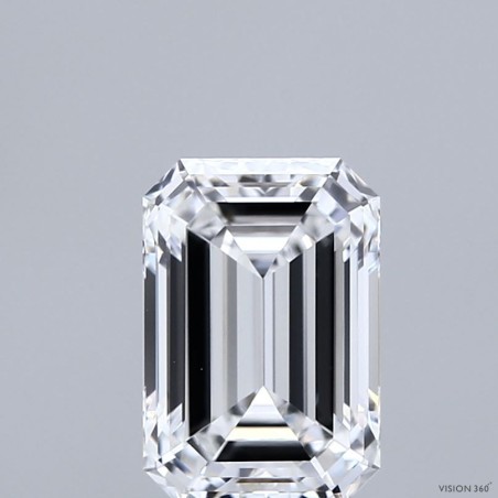 Diament laboratoryjny szlif szmaragdowy, 2.04ct, VVS2, E, IGI LG726520115