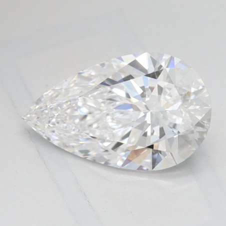 Diament laboratoryjny szlif gruszkowy, 1.08ct, IF, D, IGI LG742532943