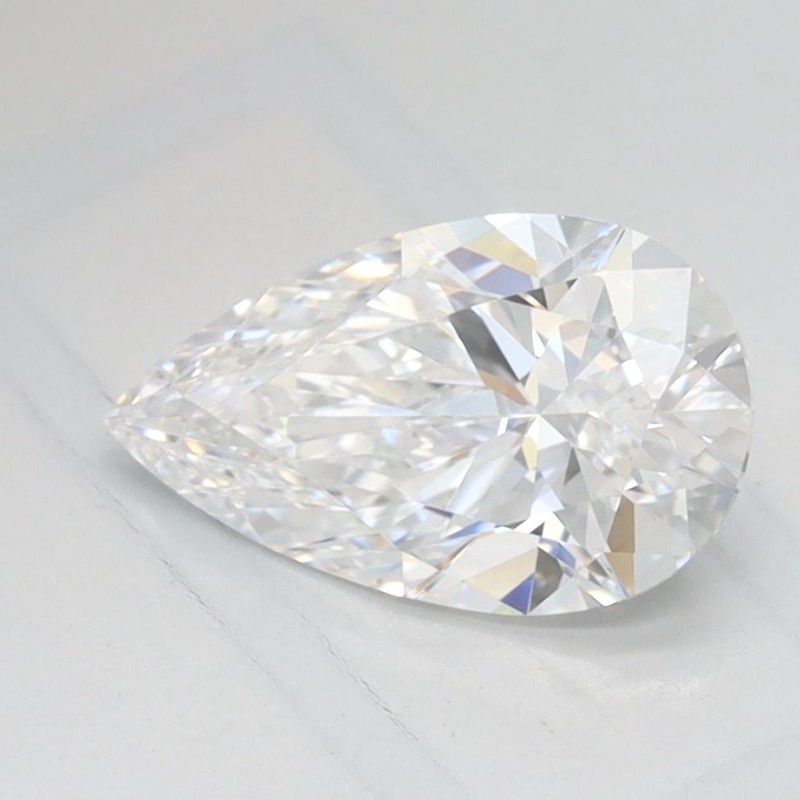 Diament laboratoryjny szlif gruszkowy, 1.01ct, IF, D, IGI LG742532938