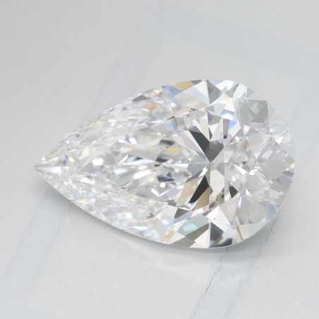 Diament laboratoryjny szlif gruszkowy, 1.01ct, IF, D, IGI LG742532939