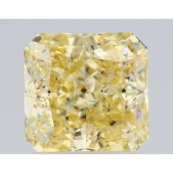 Diament o barwie fantazyjnej szlif schodkowy, 1.5ct, SI1, Fancy Yellow, GIA 7512874279