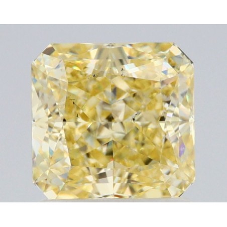 Diament o barwie fantazyjnej szlif schodkowy, 1.5ct, SI1, Fancy Yellow, GIA 7512874279