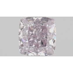 Diament o barwie fantazyjnej szlif poduszkowy modyfikowany, 0.5ct, SI2, Fancy Purple Pink, GIA 6224504873