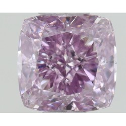 Diament o barwie fantazyjnej szlif poduszkowy brylantowy, 0.41ct, SI1, Fancy Intense Pink Purple, GIA 6223224828