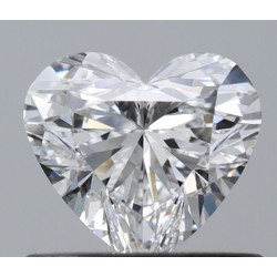Diament serce, 0.51ct, VS2, D, GIA 5543197949