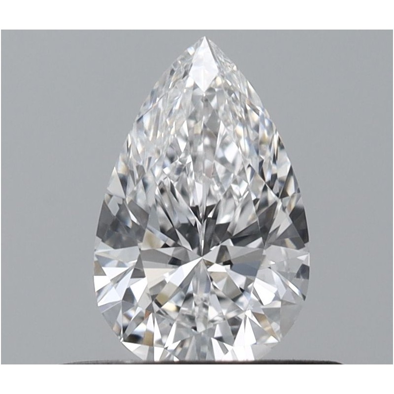 Diament szlif gruszkowy, 0.4ct, VS2, D, GIA 6542120039