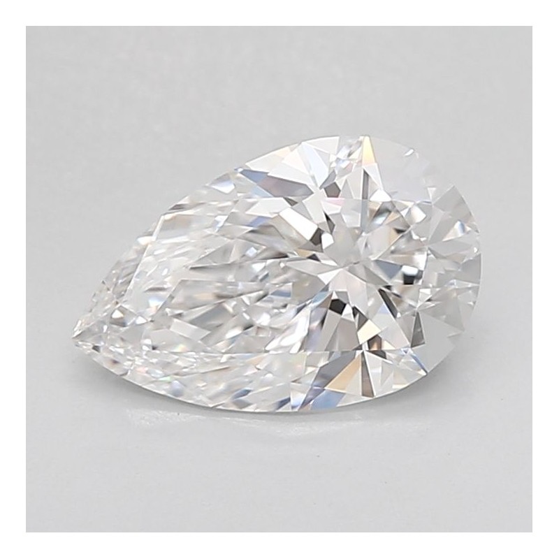 Diament laboratoryjny szlif gruszkowy, 1.54ct, IF, D, IGI LG655423254