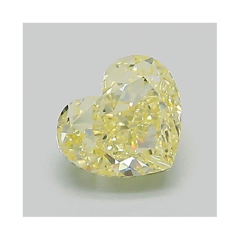 Diament laboratoryjny o barwie fantazyjnej serce, 1.04ct, VVS2, Fancy Yellow, IGI LG726549353