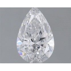 Diament szlif gruszkowy, 1ct, SI2, D, GIA 2464336543