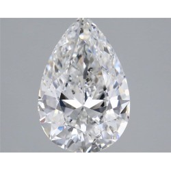 Diament szlif gruszkowy, 2ct, SI2, E, GIA 7428336618