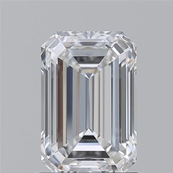 Diament szlif szmaragdowy, 1.51ct, VVS1, D, GIA 5232807850