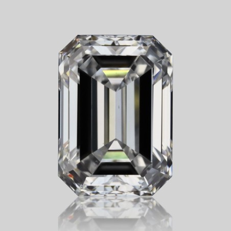 Diament szlif szmaragdowy, 0.5ct, VS2, D, GIA 2538832804