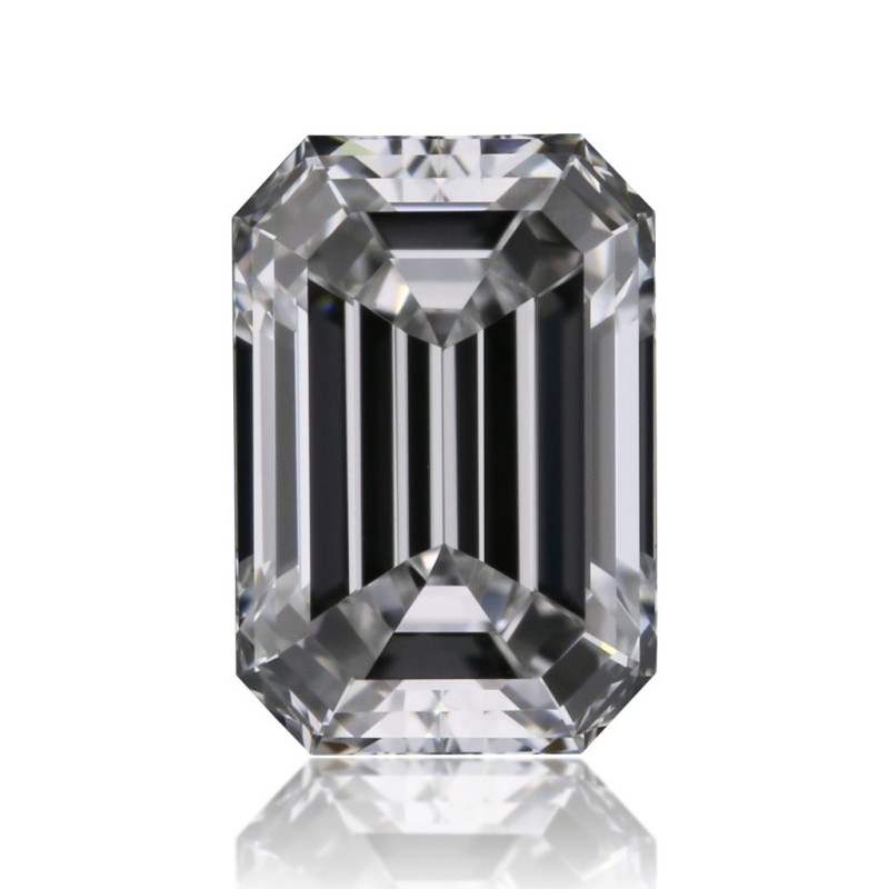Diament szlif szmaragdowy, 0.53ct, VS1, D, GIA 2537781748