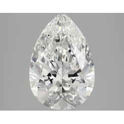 Diament laboratoryjny szlif gruszkowy, 2.1ct, VVS2, E, IGI LG743508502