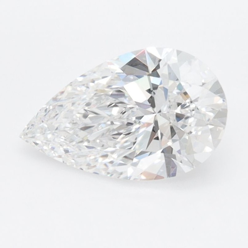 Diament laboratoryjny szlif gruszkowy, 1.2ct, IF, D, IGI LG692560560