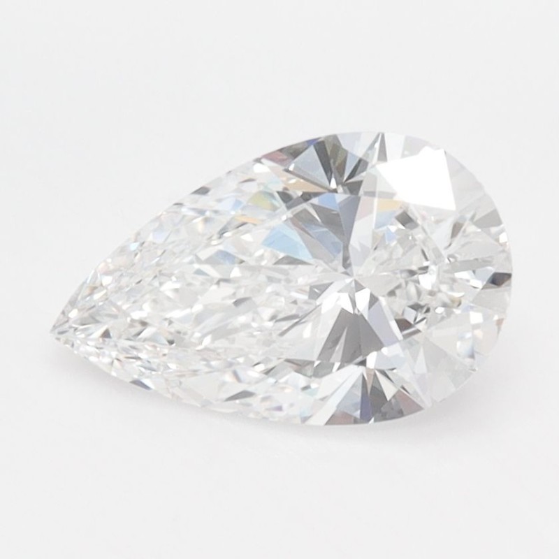 Diament laboratoryjny szlif gruszkowy, 1.23ct, IF, D, IGI LG739598587