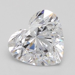 Diament laboratoryjny serce, 1.52ct, IF, E, GIA 7506327481