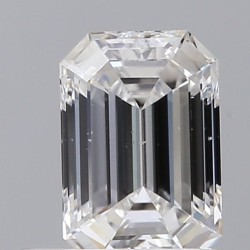 Diament szlif szmaragdowy, 0.7ct, VS2, D, GIA 6521000196