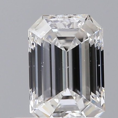 Diament szlif szmaragdowy, 0.7ct, VS2, D, GIA 6521000196