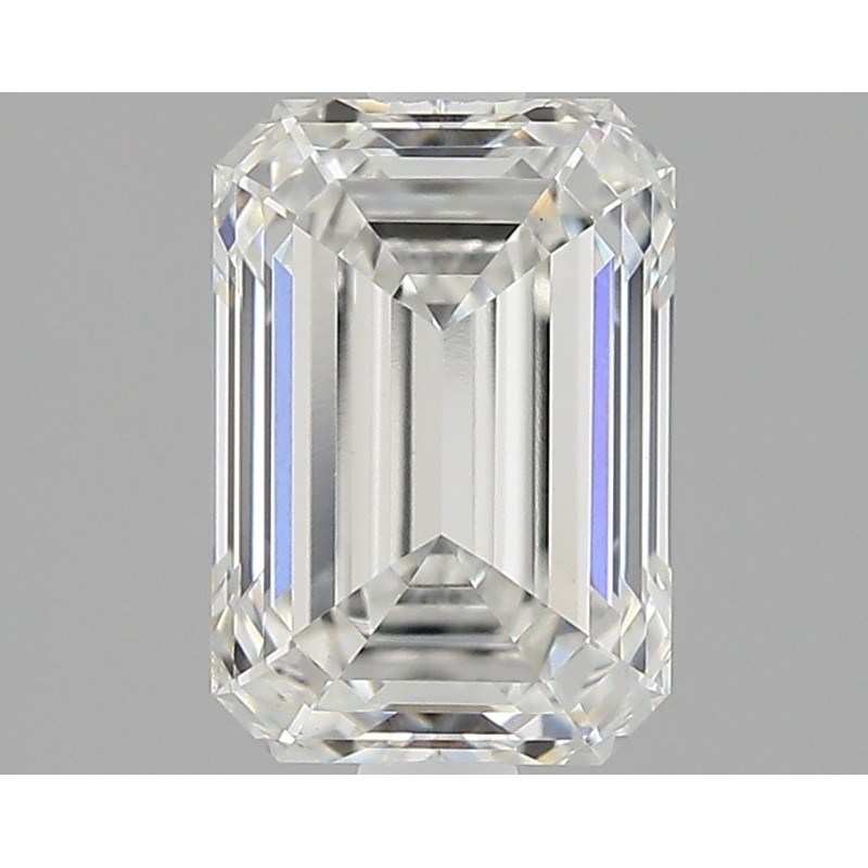 Diament laboratoryjny szlif szmaragdowy, 1.64ct, VVS2, F, IGI LG586356086
