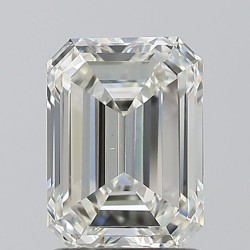 Diament szlif szmaragdowy, 1.5ct, VS2, H, HRD 250000305196