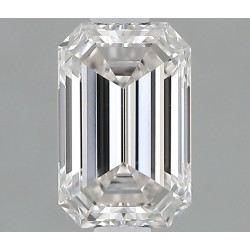 Diament szlif szmaragdowy, 0.4ct, VS1, H, GIA 6532685205