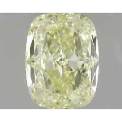 Diament o barwie fantazyjnej szlif poduszkowy brylantowy, 1.5ct, VS1, Fancy Yellow, GIA 6512585969