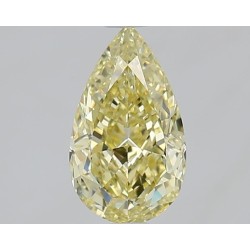 Diament o barwie fantazyjnej szlif gruszkowy, 1.01ct, VVS2, Fancy Yellow, GIA 5526329667