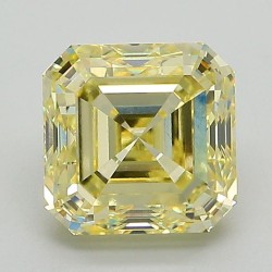 Diament laboratoryjny o barwie fantazyjnej szlif szmaragdowy kwadratowy, 2.3ct, VVS2, Fancy Intense Yellow, IGI LG648497357