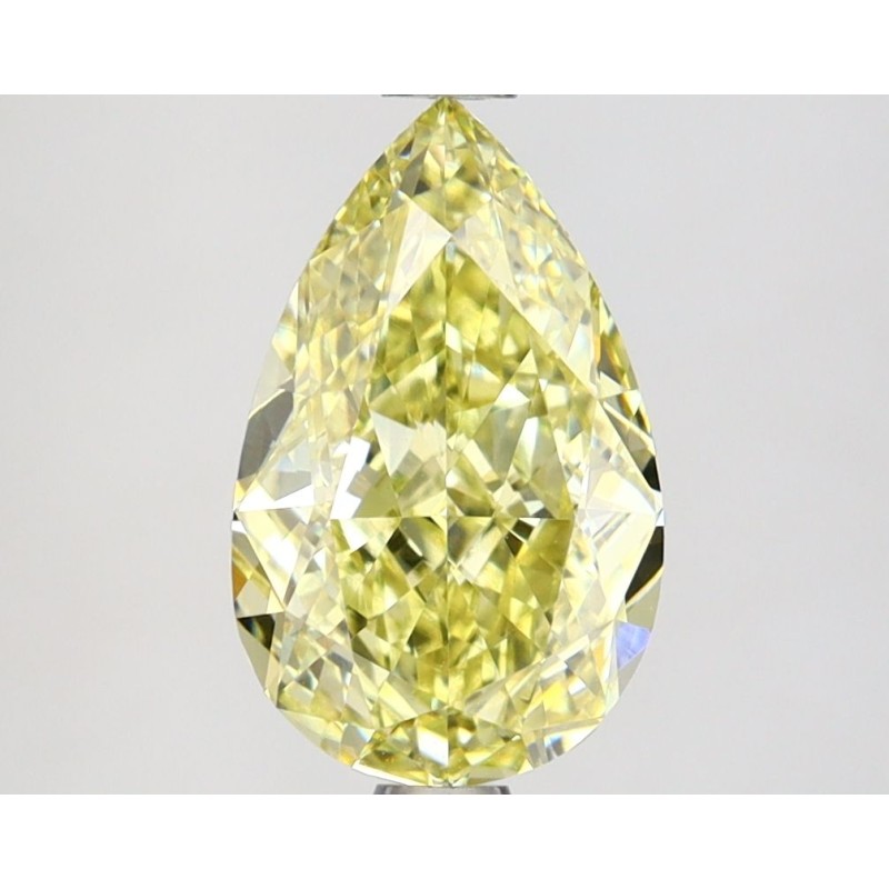 Diament laboratoryjny o barwie fantazyjnej szlif gruszkowy, 2.07ct, VVS2, Fancy Intense Yellow, IGI LG669447181