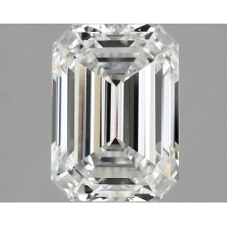 Diament laboratoryjny szlif szmaragdowy, 2.1ct, VVS2, E, IGI LG755533303