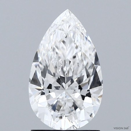 Diament laboratoryjny szlif gruszkowy, 1.56ct, VVS2, F, IGI LG752556330