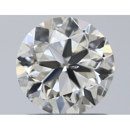 Diament szlif okrągły, 1ct, SI1, I, HRD 250000244902
