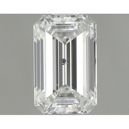 Diament szlif szmaragdowy, 0.5ct, SI2, F, GIA 3515759221