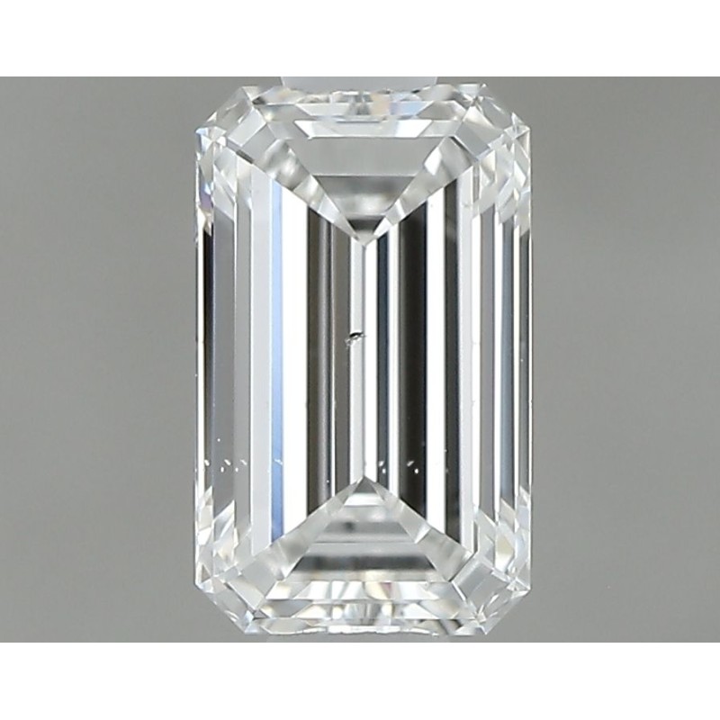 Diament szlif szmaragdowy, 0.6ct, SI1, F, GIA 7512895334