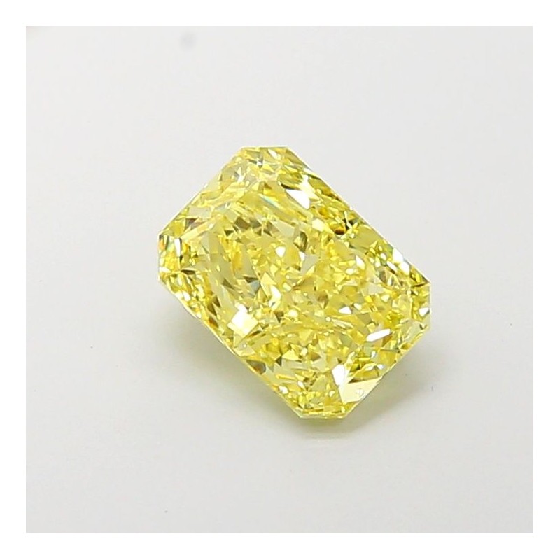 Diament laboratoryjny o barwie fantazyjnej radiant, 2.56ct, VVS2, Fancy Vivid Yellow, IGI LG713530935