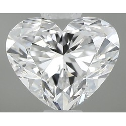 Diament serce, 0.51ct, VS1, D, GIA 2536470340