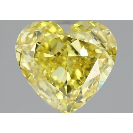 Diament laboratoryjny o barwie fantazyjnej serce, 1.71ct, VVS2, Fancy Vivid Yellow, IGI LG681544958