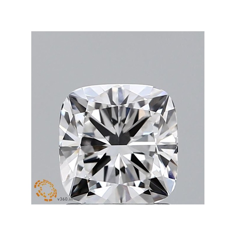 Diament laboratoryjny szlif poduszkowy brylantowy, 1.55ct, VVS2, F, IGI LG573380960