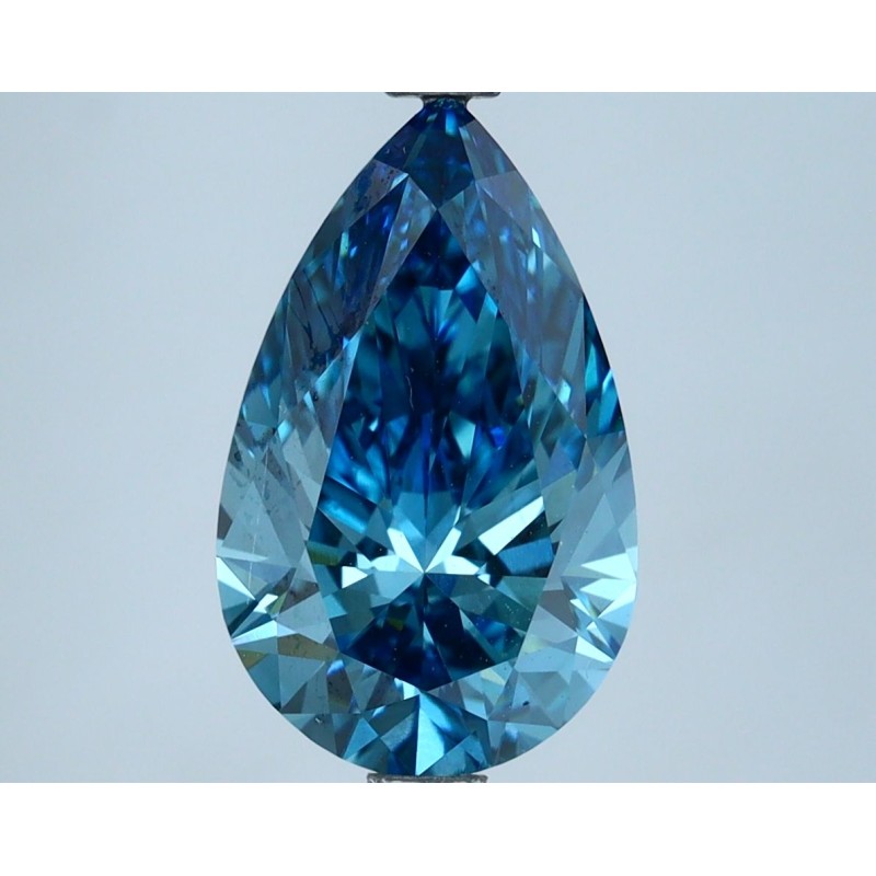 Diament laboratoryjny o barwie fantazyjnej szlif gruszkowy, 2.86ct, VVS2, Fancy Vivid Blue, IGI LG631440987 Diament laboratoryjny o barwie fantazyjnej szlif gruszkowy, 2.86ct, VVS2, Fancy Vivid Blue, IGI LG631440987