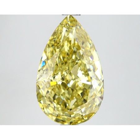 Diament laboratoryjny o barwie fantazyjnej szlif gruszkowy, 2.84ct, VVS2, Fancy Intense Yellow, IGI LG662469688